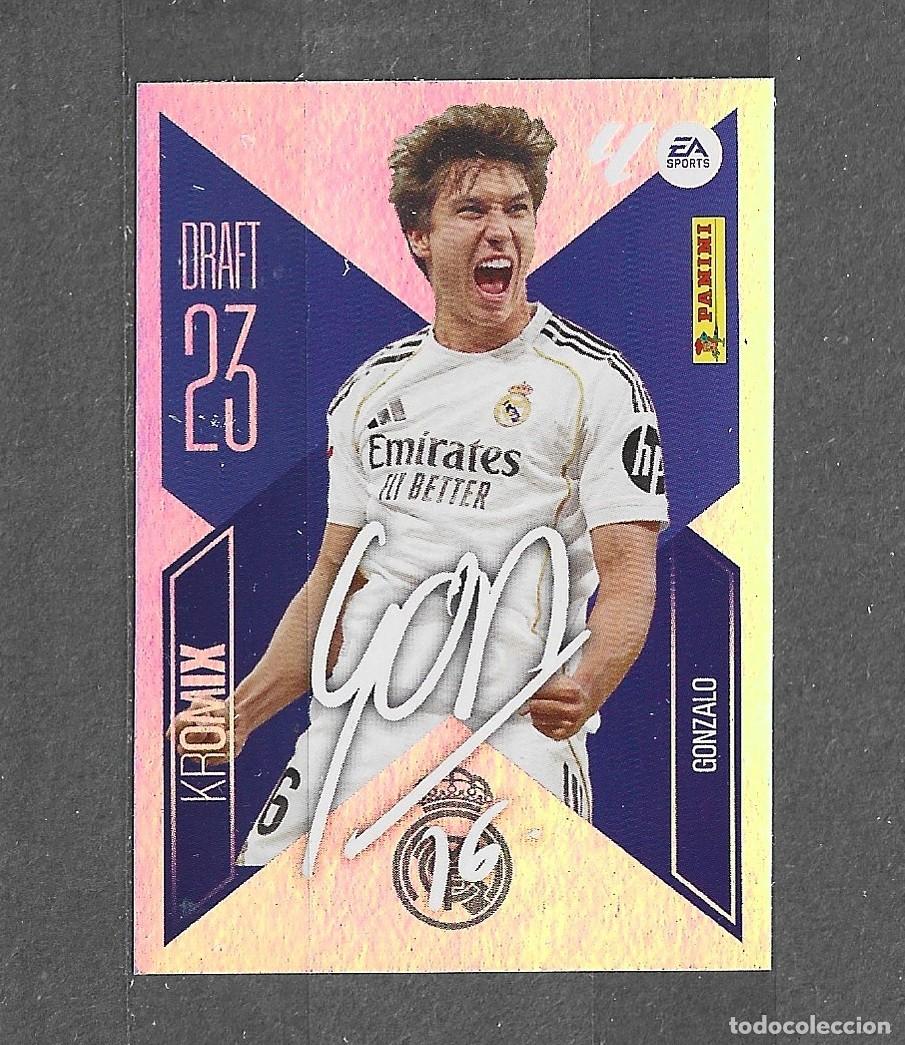Cromos de f&uacute;tbol: Liga este 26/27 - Gonzalo - N&ordm; K9 - Real Madrid - ( ADN Kromix )