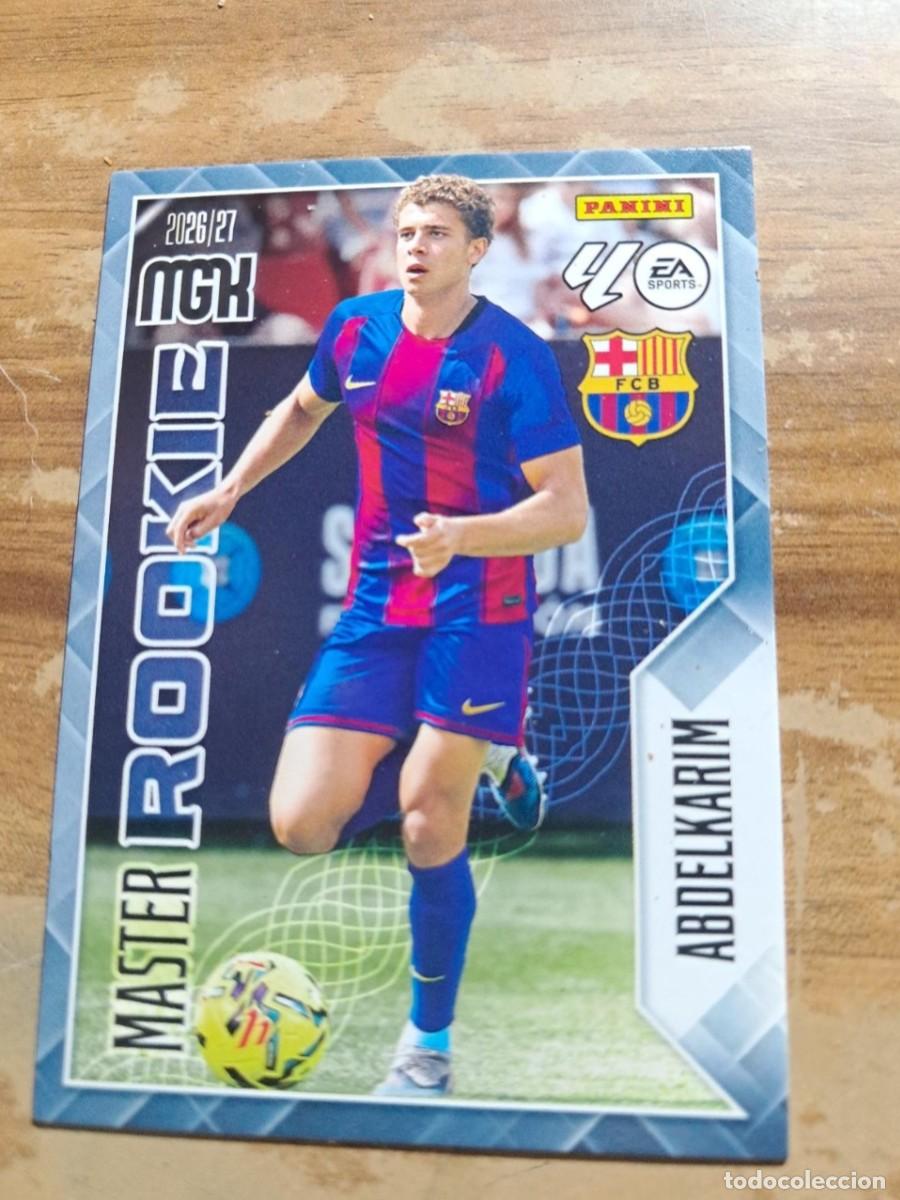 Cromos de f&uacute;tbol: CARD MEGACRACKS TEMPORADA 26/27: MASTER ROOKIE ABDELKARIM, N&deg; 406