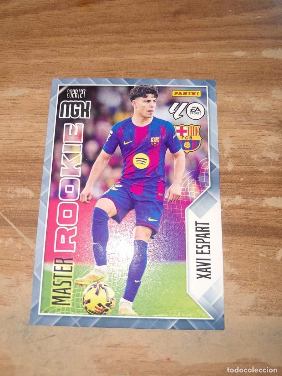 Cromos de f&uacute;tbol: CARD MEGACRACKS TEMPORADA 26/27: MASTER ROOKIE XAVI ESPART, N&deg; 422