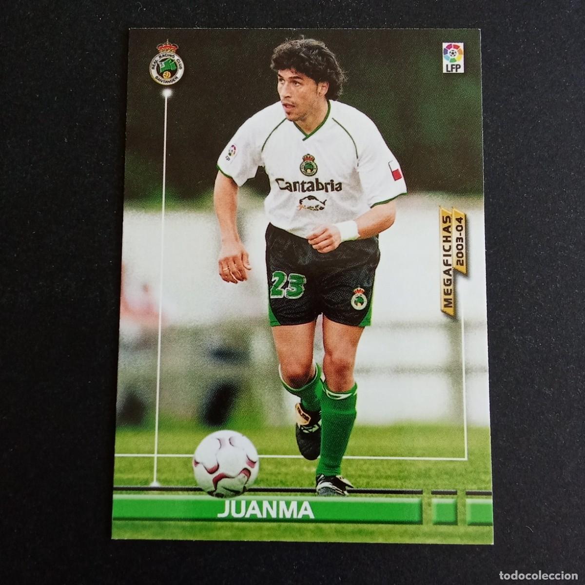 Cromos de f&uacute;tbol: 239 JUANMA RACING SANTANDER LIGA 2003 2004 03 04 MEGAFICHAS PANINI
