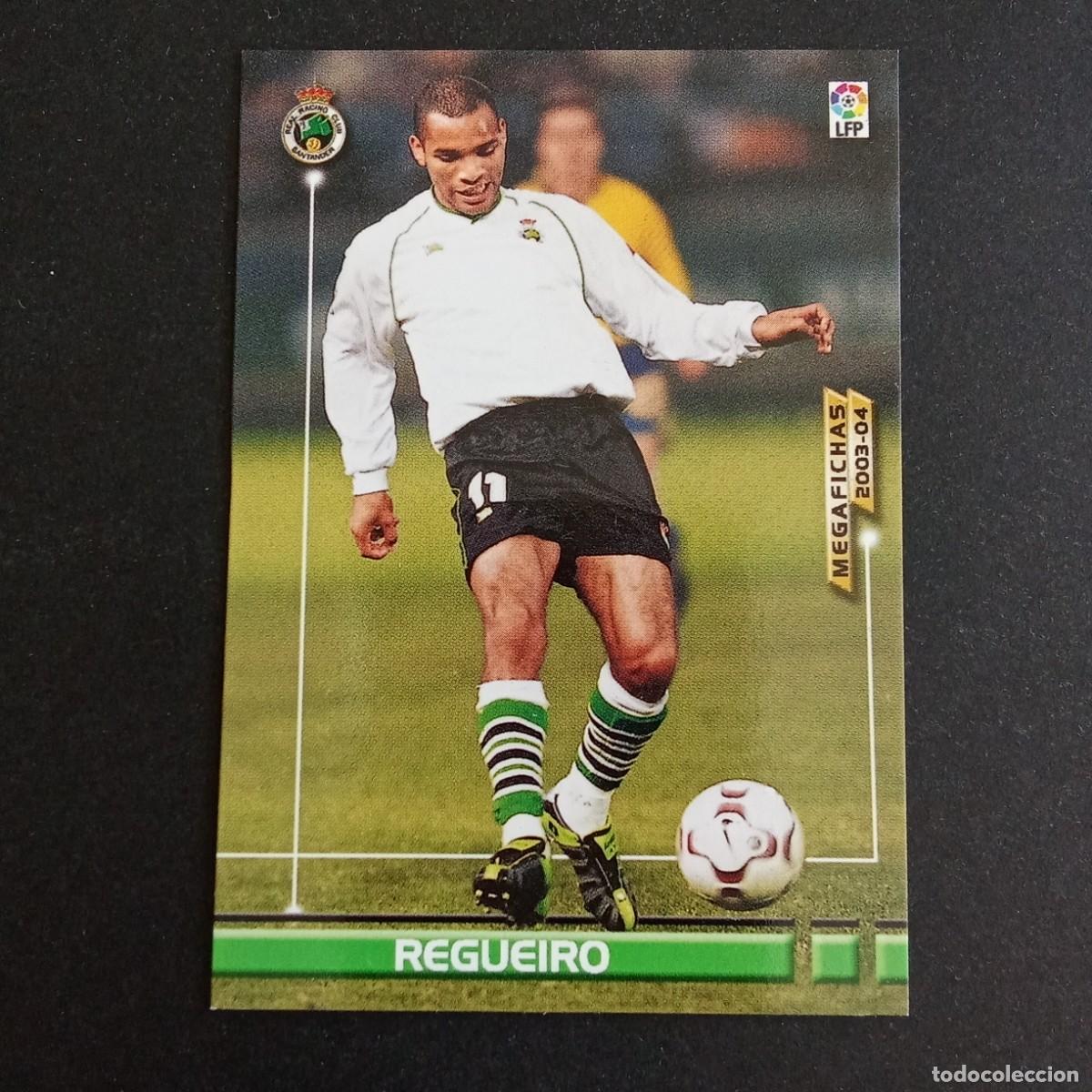 Fu&szlig;ball-Sticker: 250 REGUEIRO RACING SANTANDER LIGA 2003 2004 03 04 MEGAFICHAS PANINI