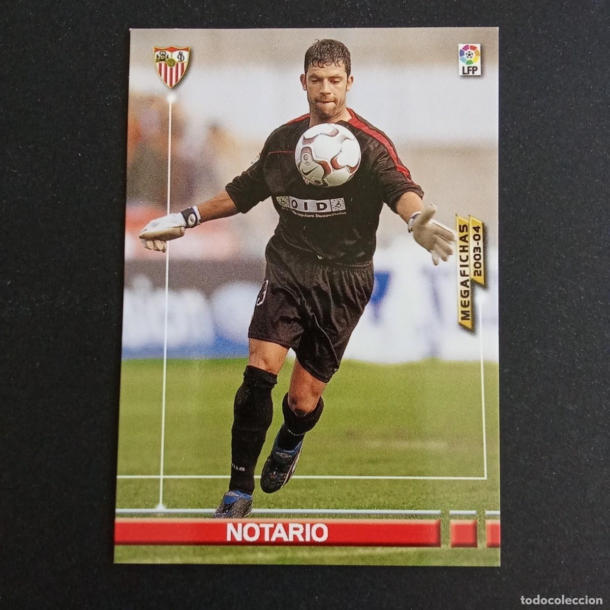 Fu&szlig;ball-Sticker: 254 NOTARIO SEVILLA LIGA 2003 2004 03 04 MEGAFICHAS PANINI