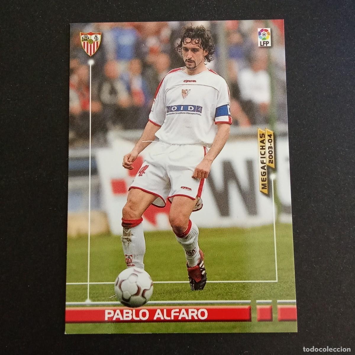 Cromos de f&uacute;tbol: 259 PABLO ALFARO SEVILLA LIGA 2003 2004 03 04 MEGAFICHAS PANINI