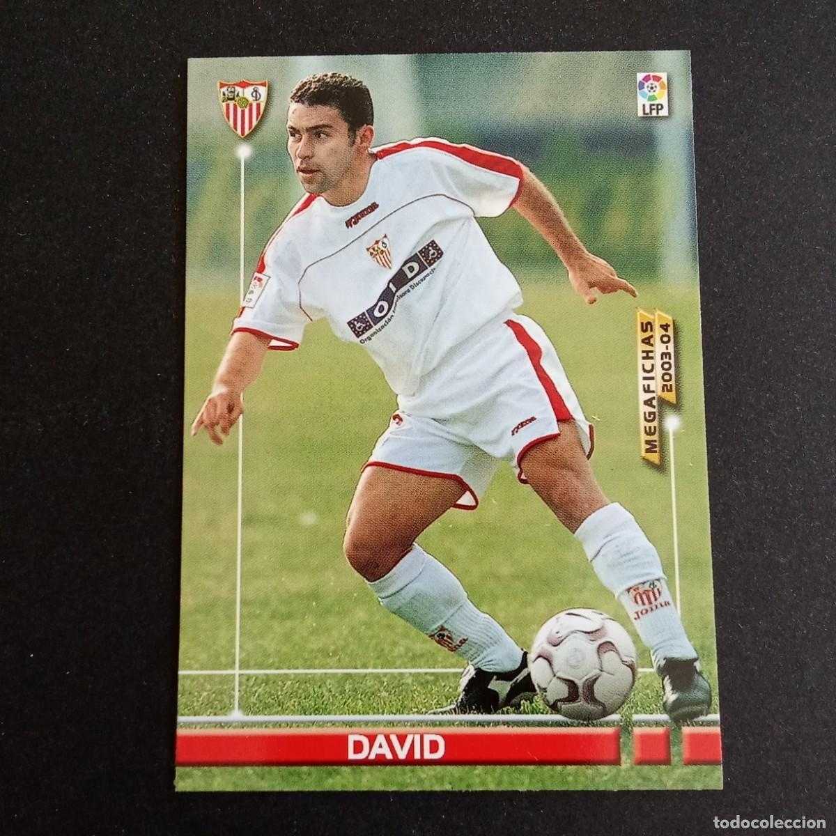 Cromos de f&uacute;tbol: 260 DAVID SEVILLA LIGA 2003 2004 03 04 MEGAFICHAS PANINI