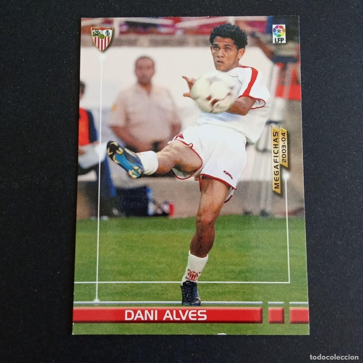 Cromos de f&uacute;tbol: 261 DANI ALVES ROOKIE SEVILLA LIGA 2003 2004 03 04 MEGAFICHAS PANINI