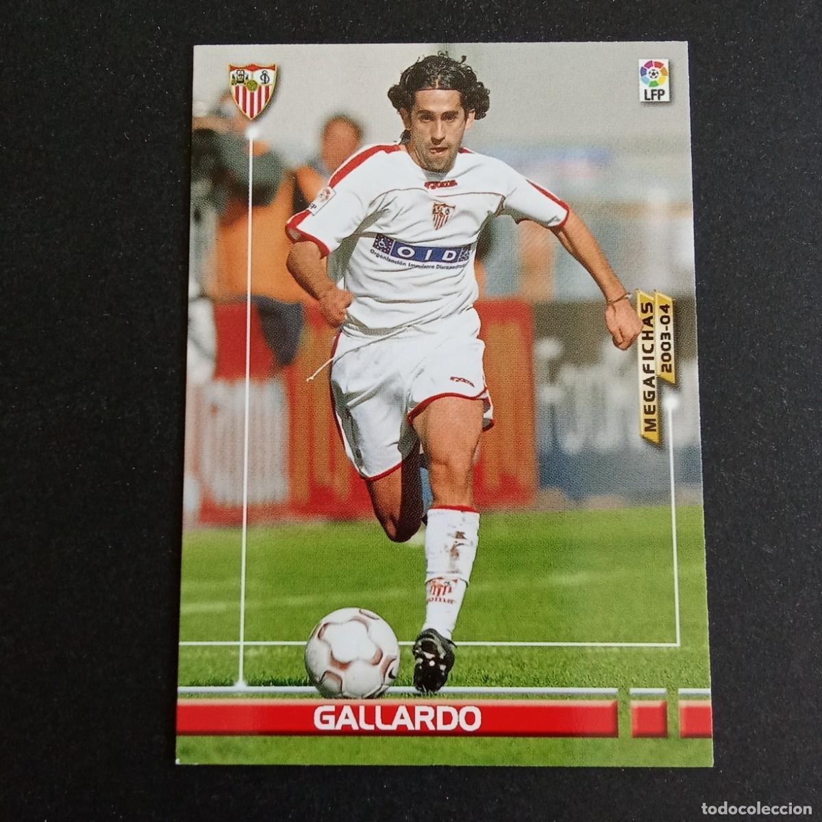 Cromos de f&uacute;tbol: 265 GALLARDO SEVILLA LIGA 2003 2004 03 04 MEGAFICHAS PANINI