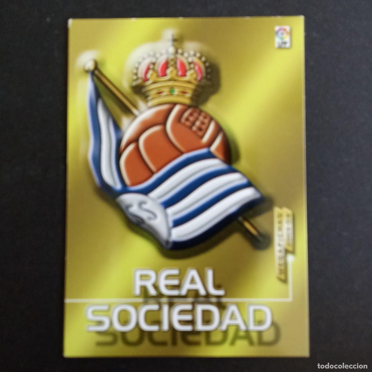 Cromos de f&uacute;tbol: 271 ESCUDO REAL SOCIEDAD LIGA 2003 2004 03 04 MEGAFICHAS PANINI
