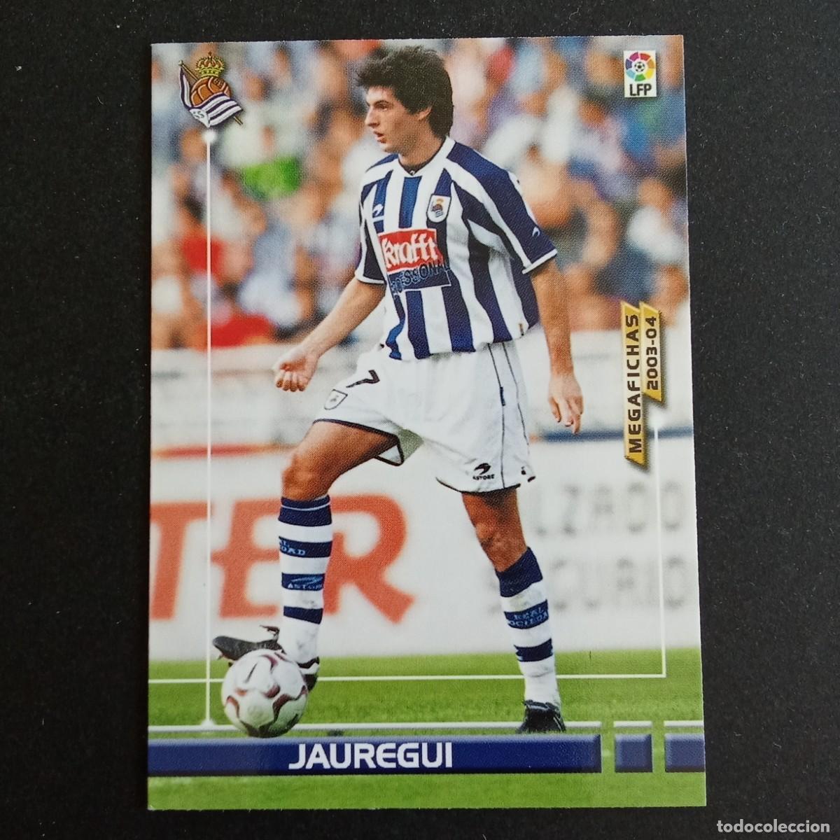 Cromos de f&uacute;tbol: 275 JAUREGUI REAL SOCIEDAD LIGA 2003 2004 03 04 MEGAFICHAS PANINI