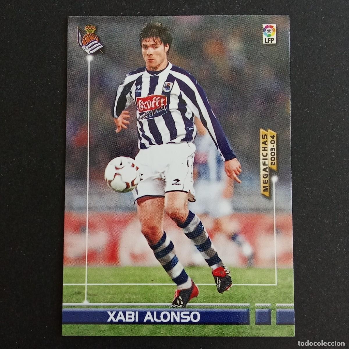 Cromos de f&uacute;tbol: 279 XABI ALONSO REAL SOCIEDAD LIGA 2003 2004 03 04 MEGAFICHAS PANINI