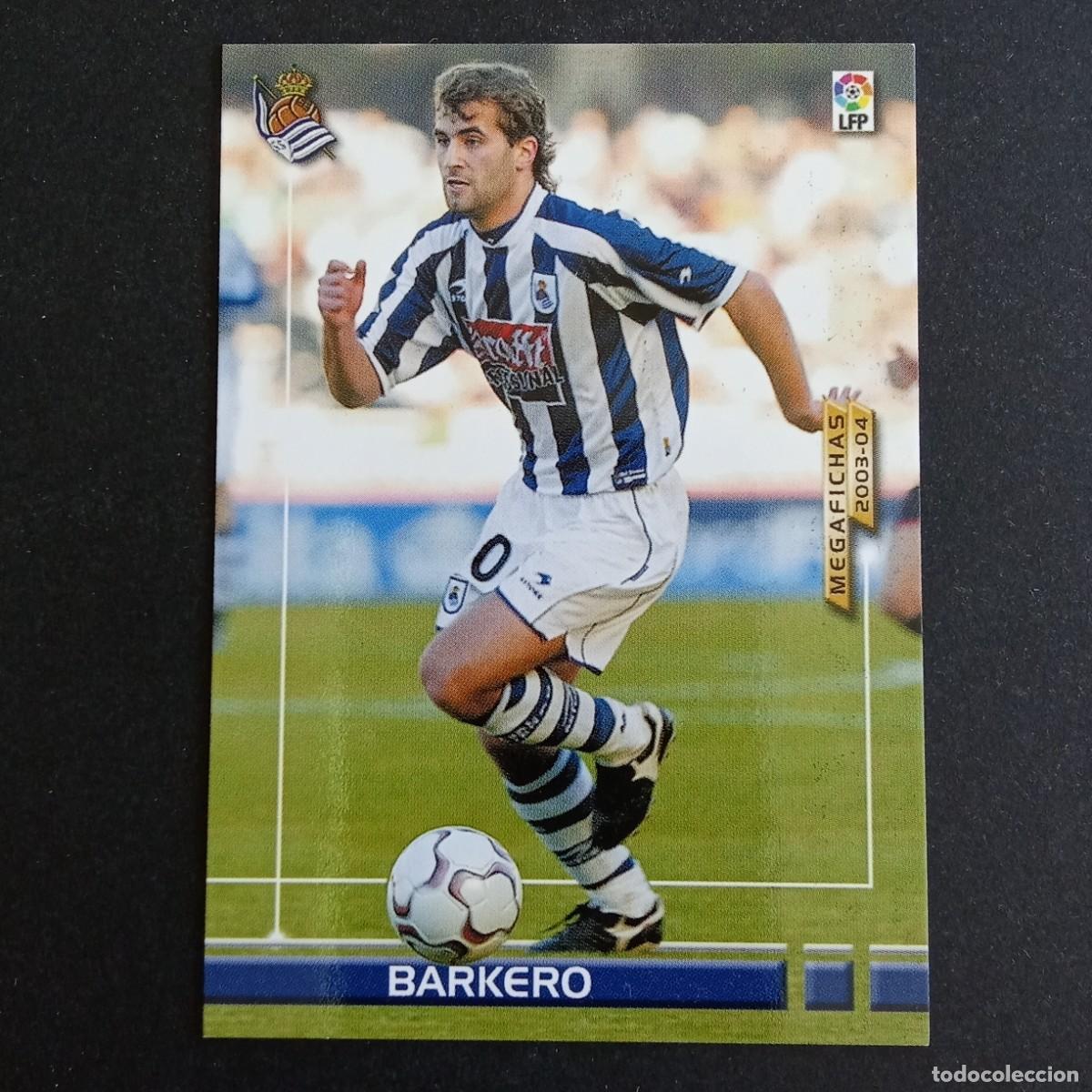 Cromos de f&uacute;tbol: 285 BARKERO REAL SOCIEDAD LIGA 2003 2004 03 04 MEGAFICHAS PANINI