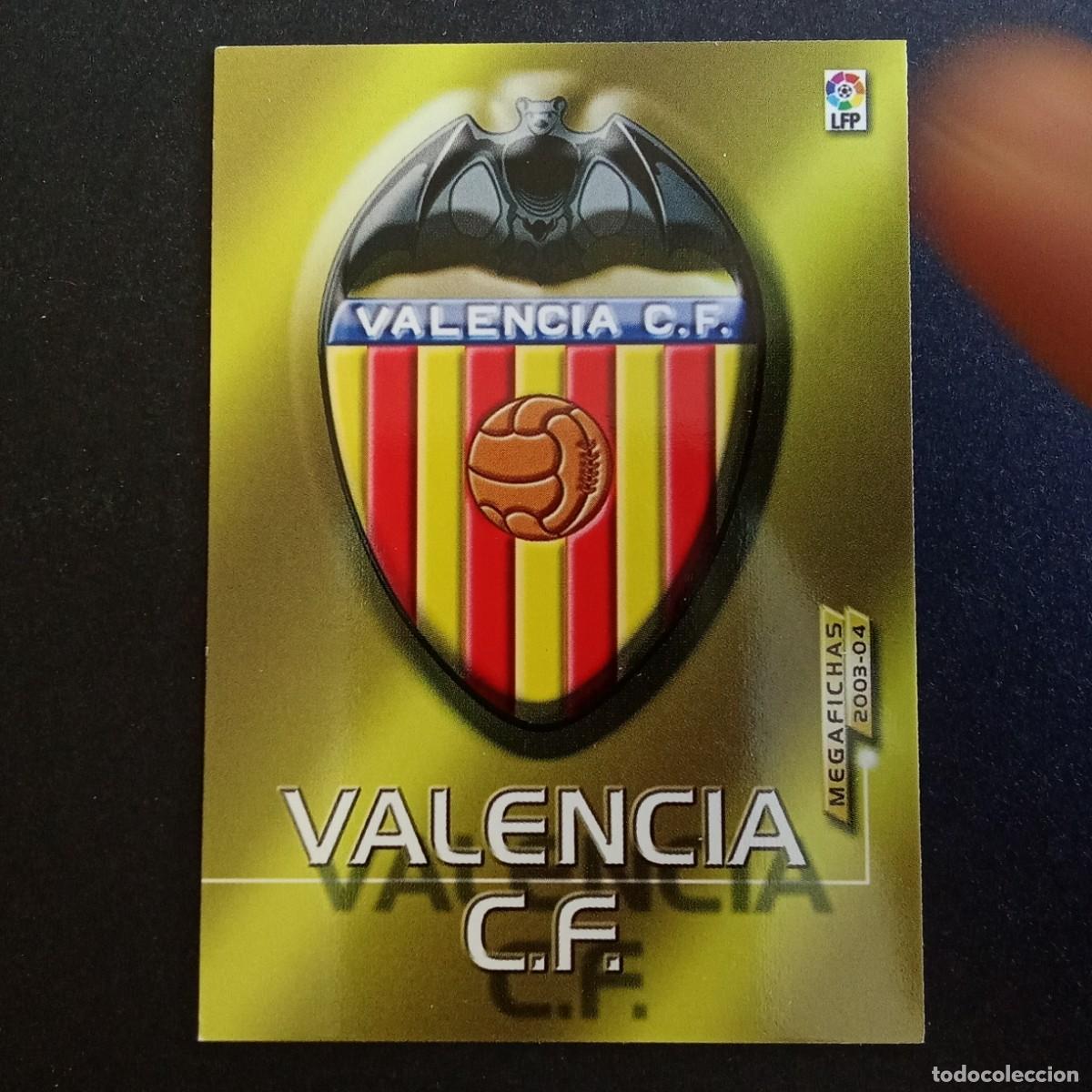 Cromos de f&uacute;tbol: 289 ESCUDO VALENCIA LIGA 2003 2004 03 04 MEGAFICHAS PANINI