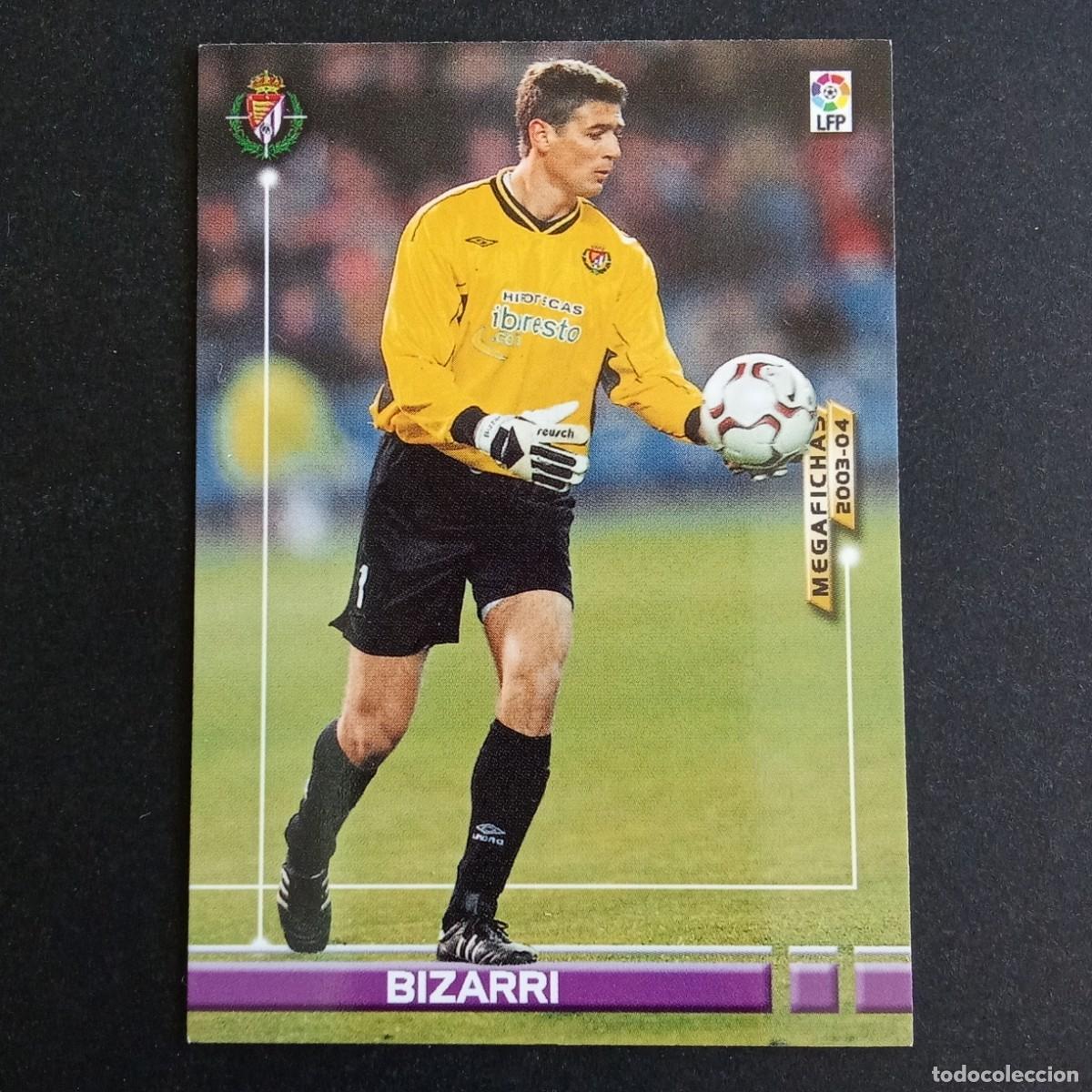 Cromos de f&uacute;tbol: 308 BIZARRI VALLADOLID LIGA 2003 2004 03 04 MEGAFICHAS PANINI