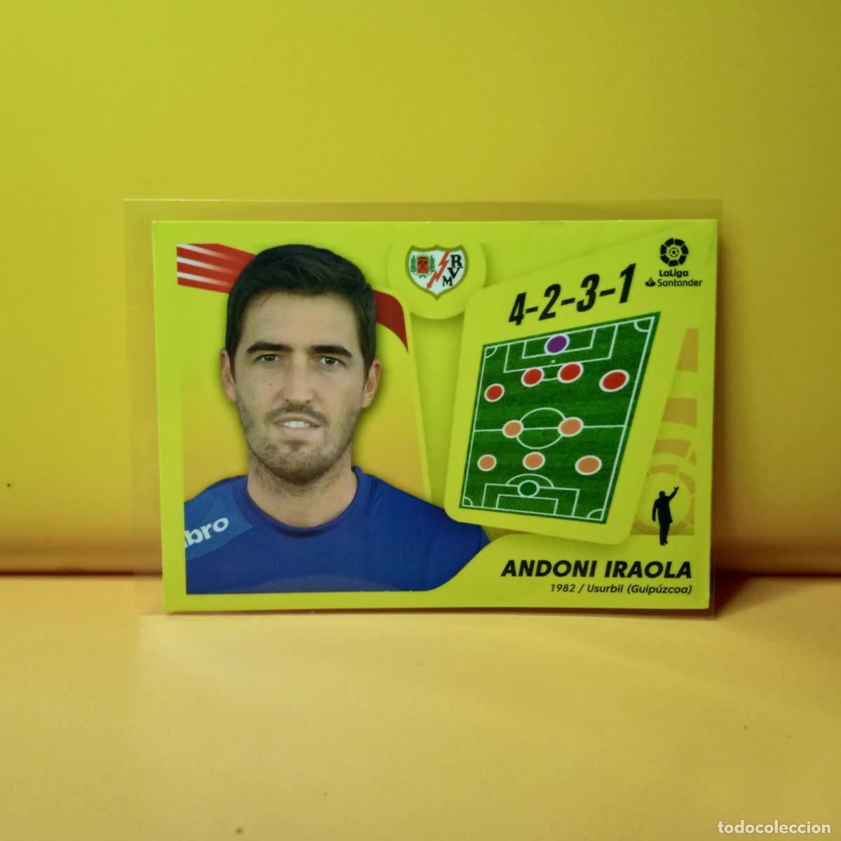 Cromos de f&uacute;tbol: EDICIONES ESTE 2021 2022 21 22 RAYO VALLECANO ANDONI IRAOLA 2