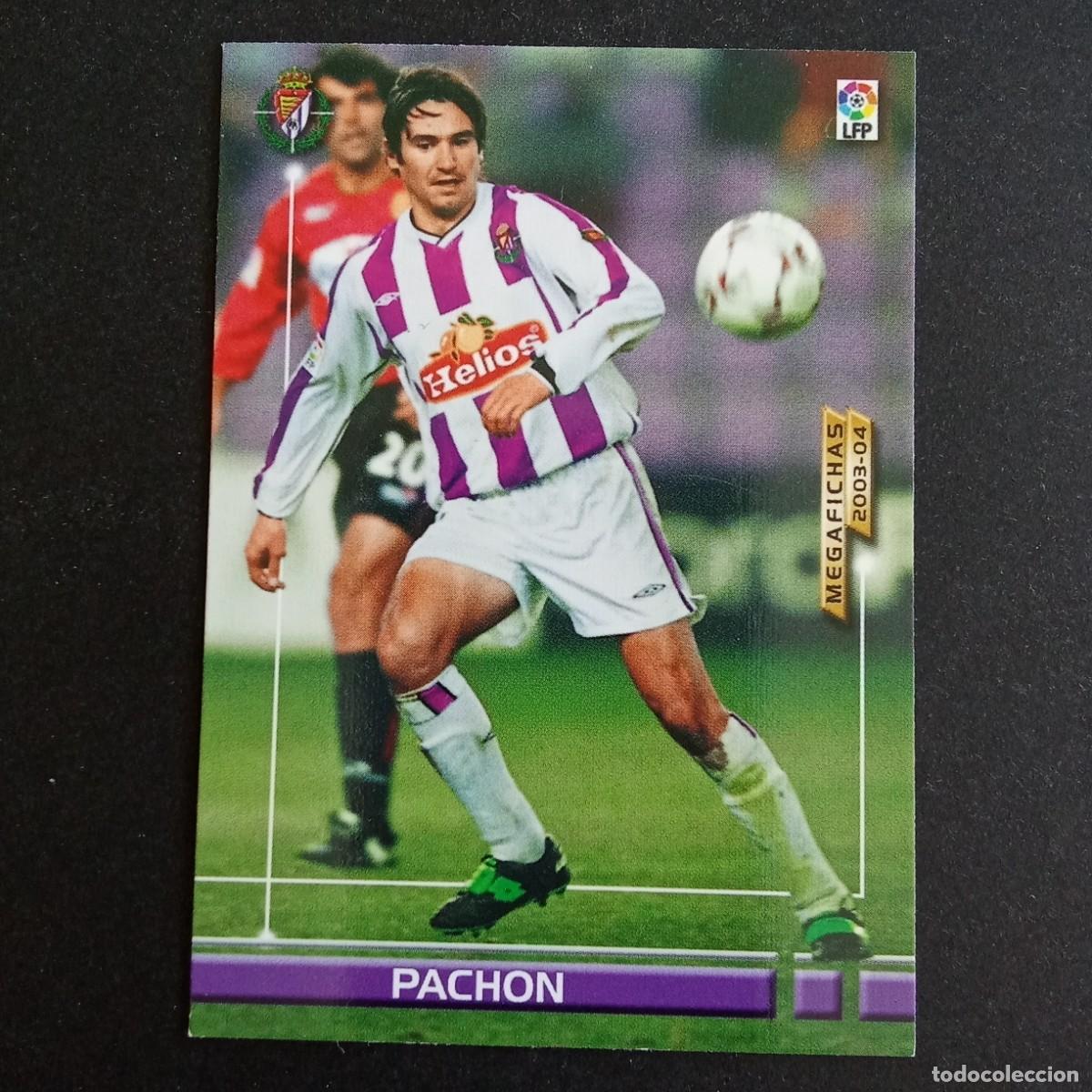 Cromos de f&uacute;tbol: 323 PACHON VALLADOLID LIGA 2003 2004 03 04 MEGAFICHAS PANINI