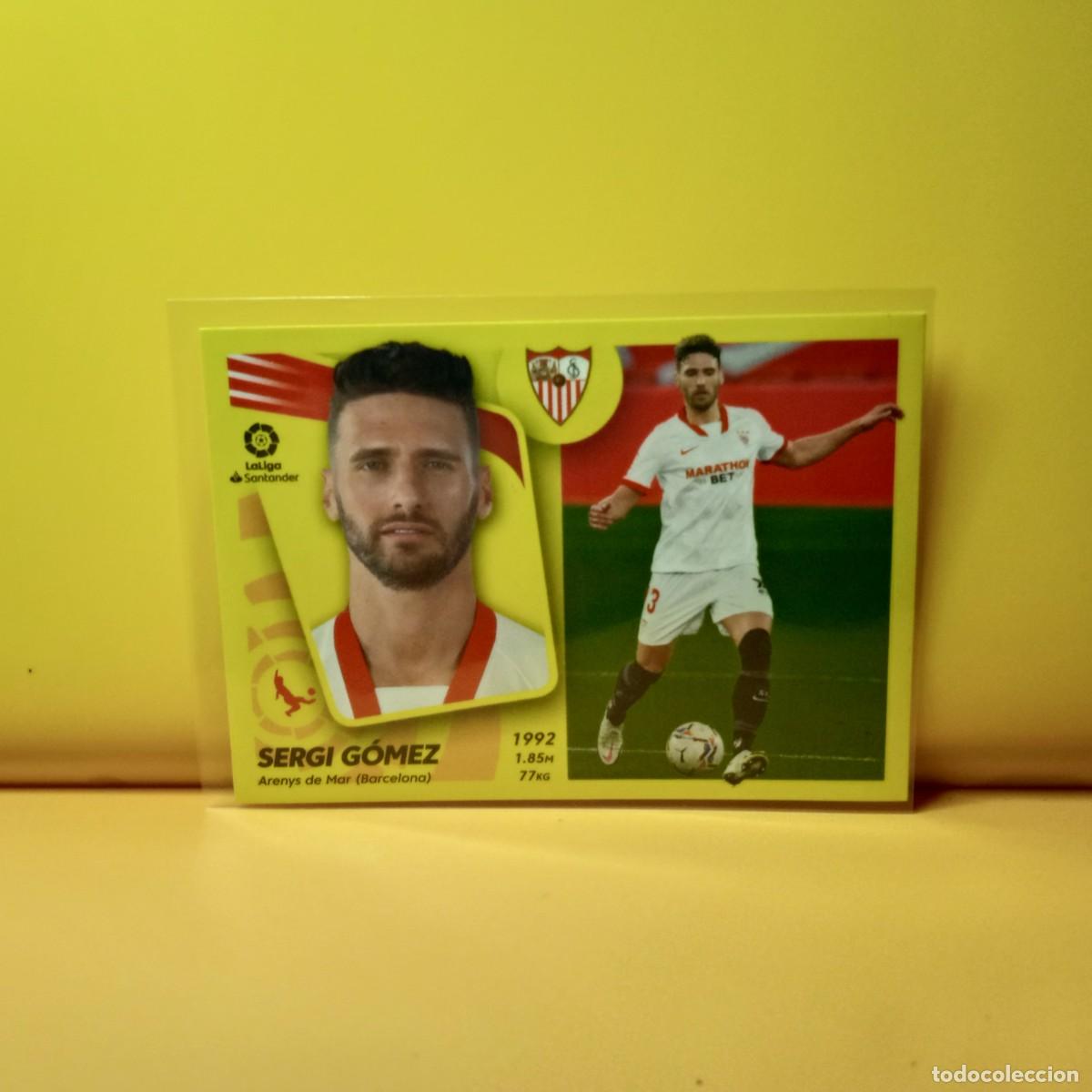 Cromos de f&uacute;tbol: EDICIONES ESTE 2021 2022 21 22 SEVILLA F.C SERGI G&Oacute;MEZ 10