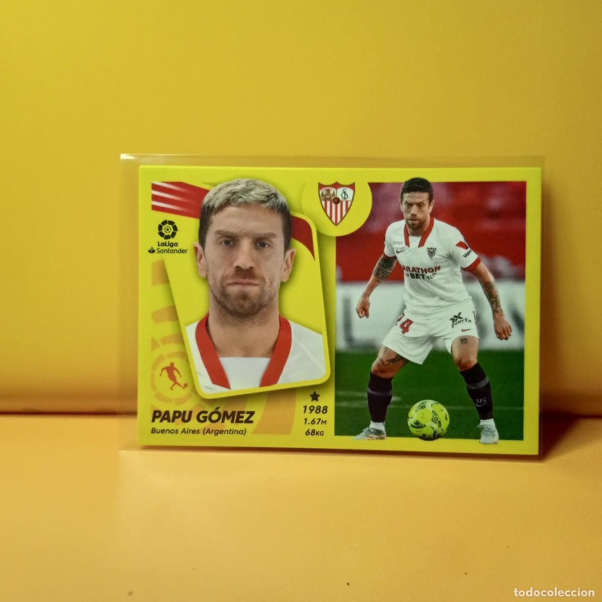 Figurine di Calcio: EDICIONES ESTE 2021 2022 21 22 SEVILLA F.C PAPU G&Oacute;MEZ 17