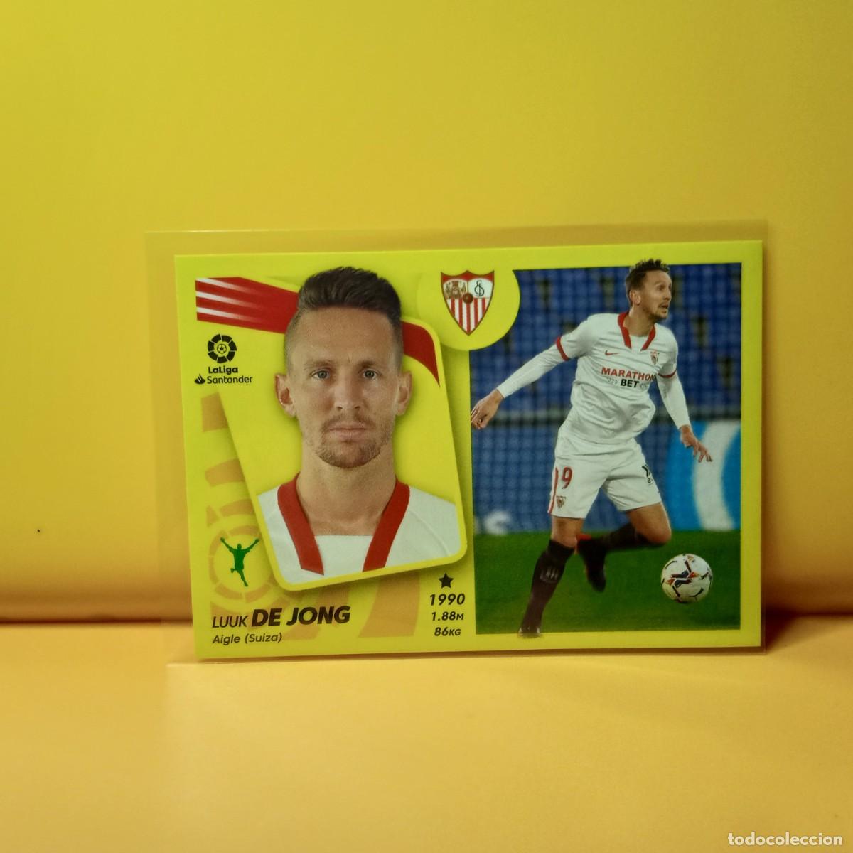 Cromos de f&uacute;tbol: EDICIONES ESTE 2021 2022 21 22 SEVILLA F.C DE JONG 20B 20 B