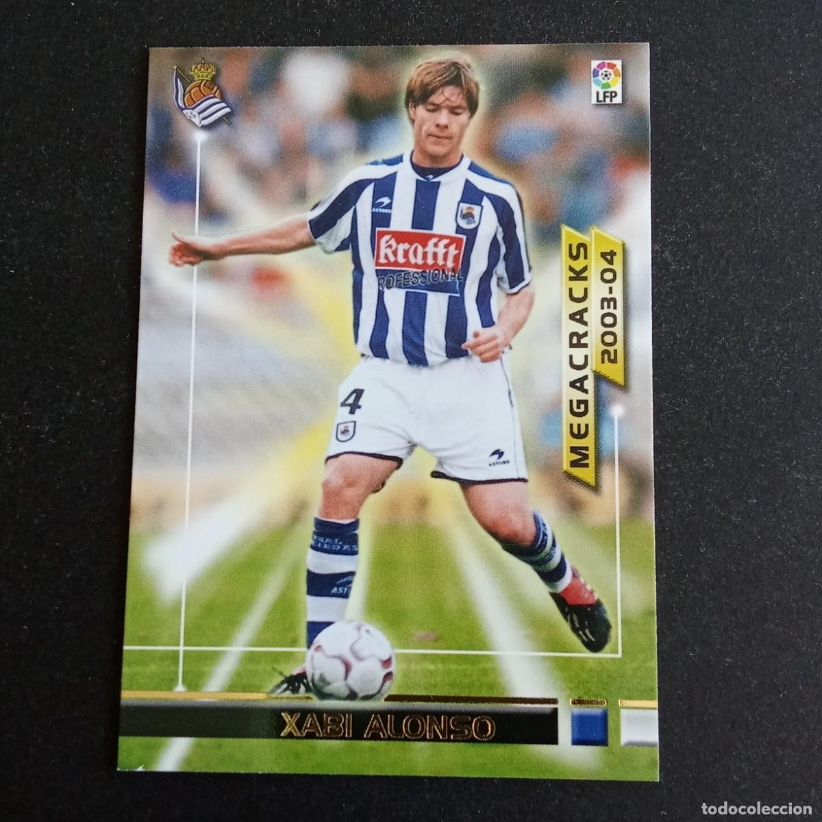 Cromos de f&uacute;tbol: 367 XABI ALONSO REAL SOCIEDAD MEGACRACKS LIGA 2003 2004 03 04 MEGAFICHAS PANINI