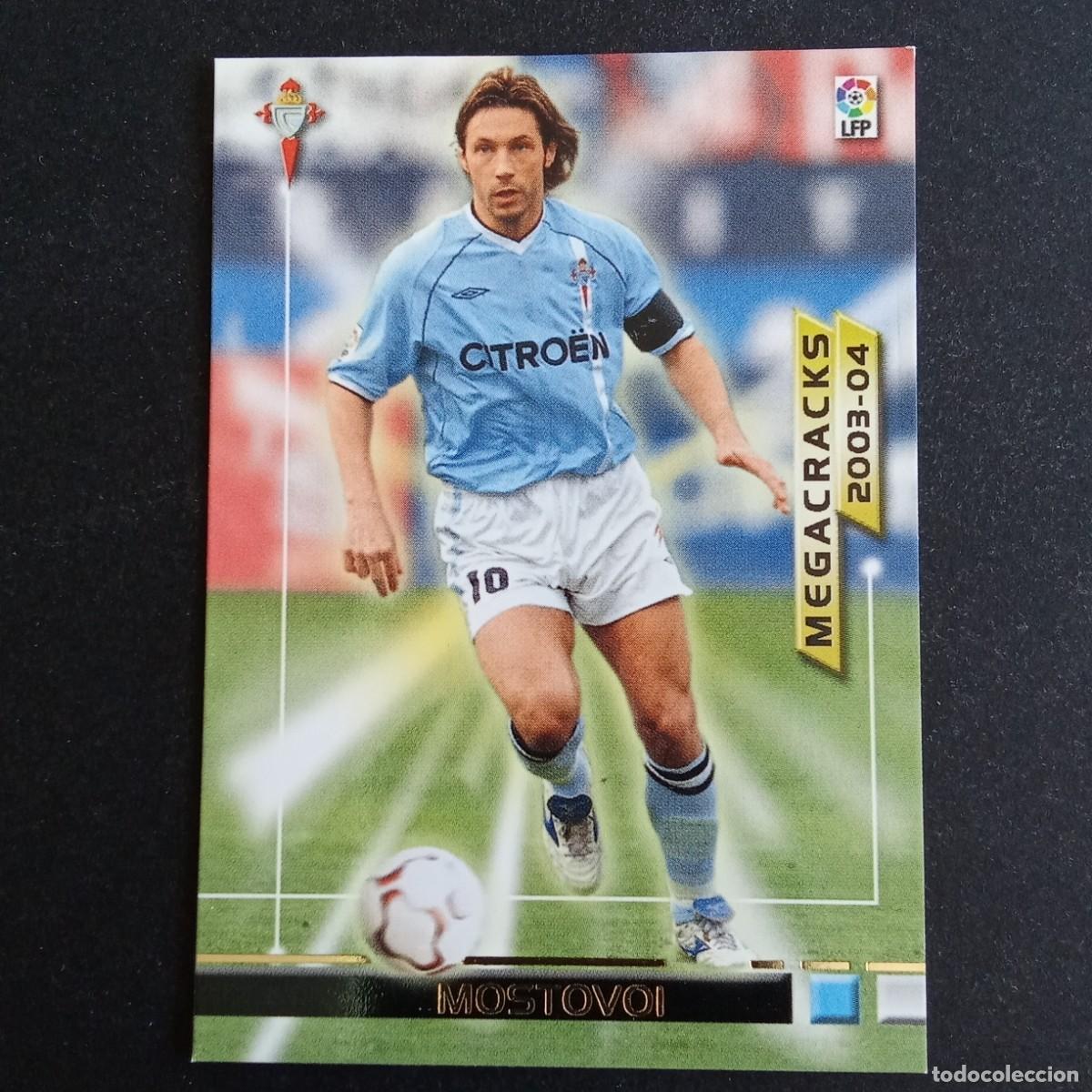 Cromos de f&uacute;tbol: 376 MOSTOVOI CELTA MEGACRACKS LIGA 2003 2004 03 04 MEGAFICHAS PANINI