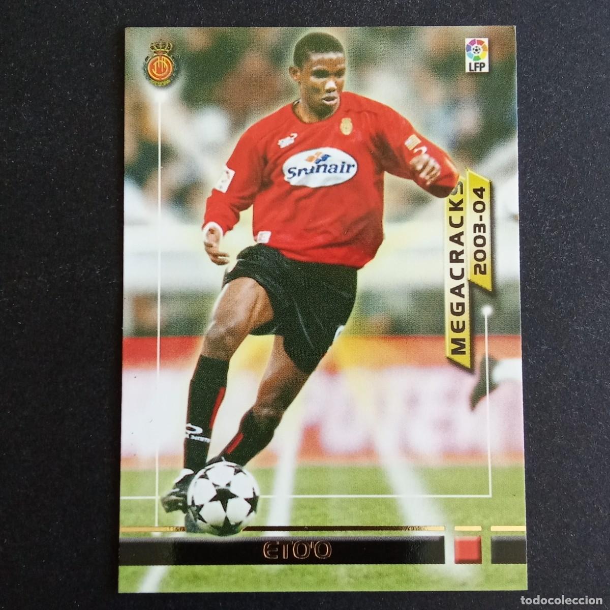 Cromos de f&uacute;tbol: 379 ETOO MALLORCA MEGACRACKS LIGA 2003 2004 03 04 MEGAFICHAS PANINI