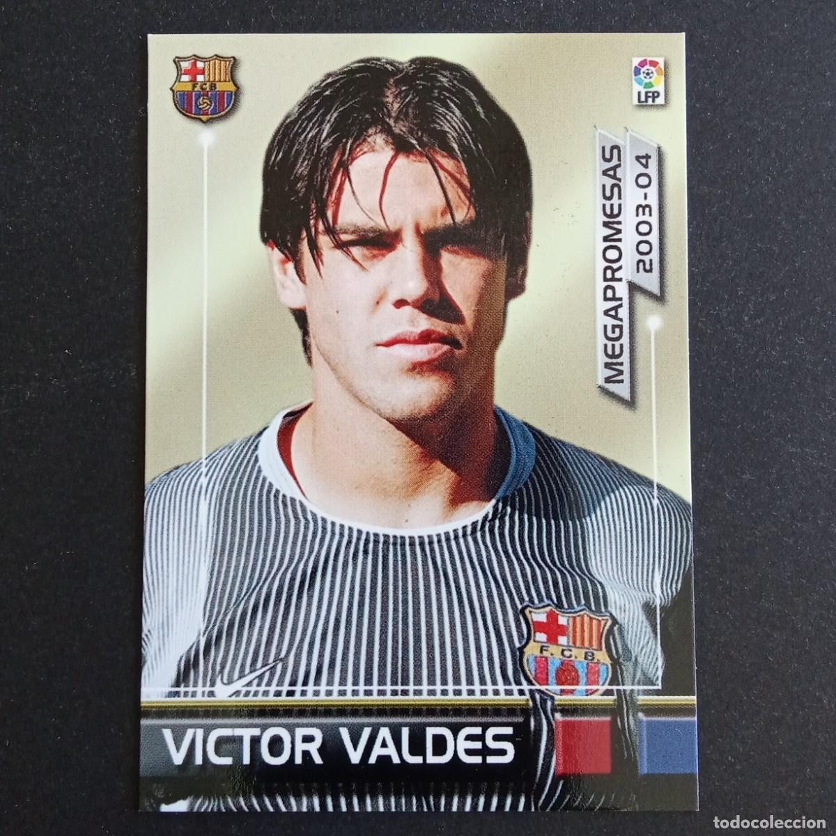 Cromos de f&uacute;tbol: 388 VICTOR VALDES BARCELONA MEGAPROMESAS LIGA 2003 2004 03 04 MEGAFICHAS PANINI