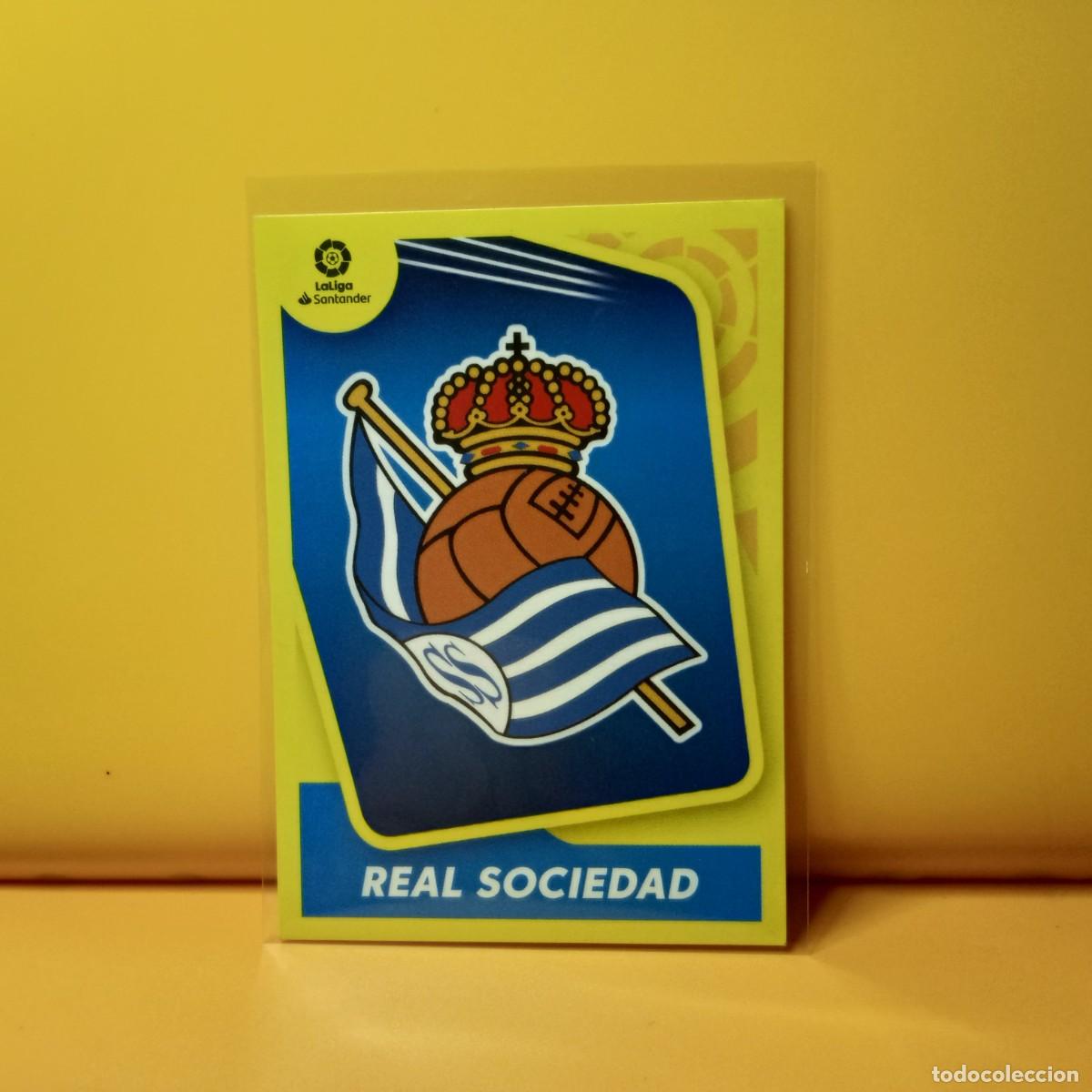 Cromos de f&uacute;tbol: EDICIONES ESTE 2021 2022 21 22 REAL SOCIEDAD ESCUDO 1