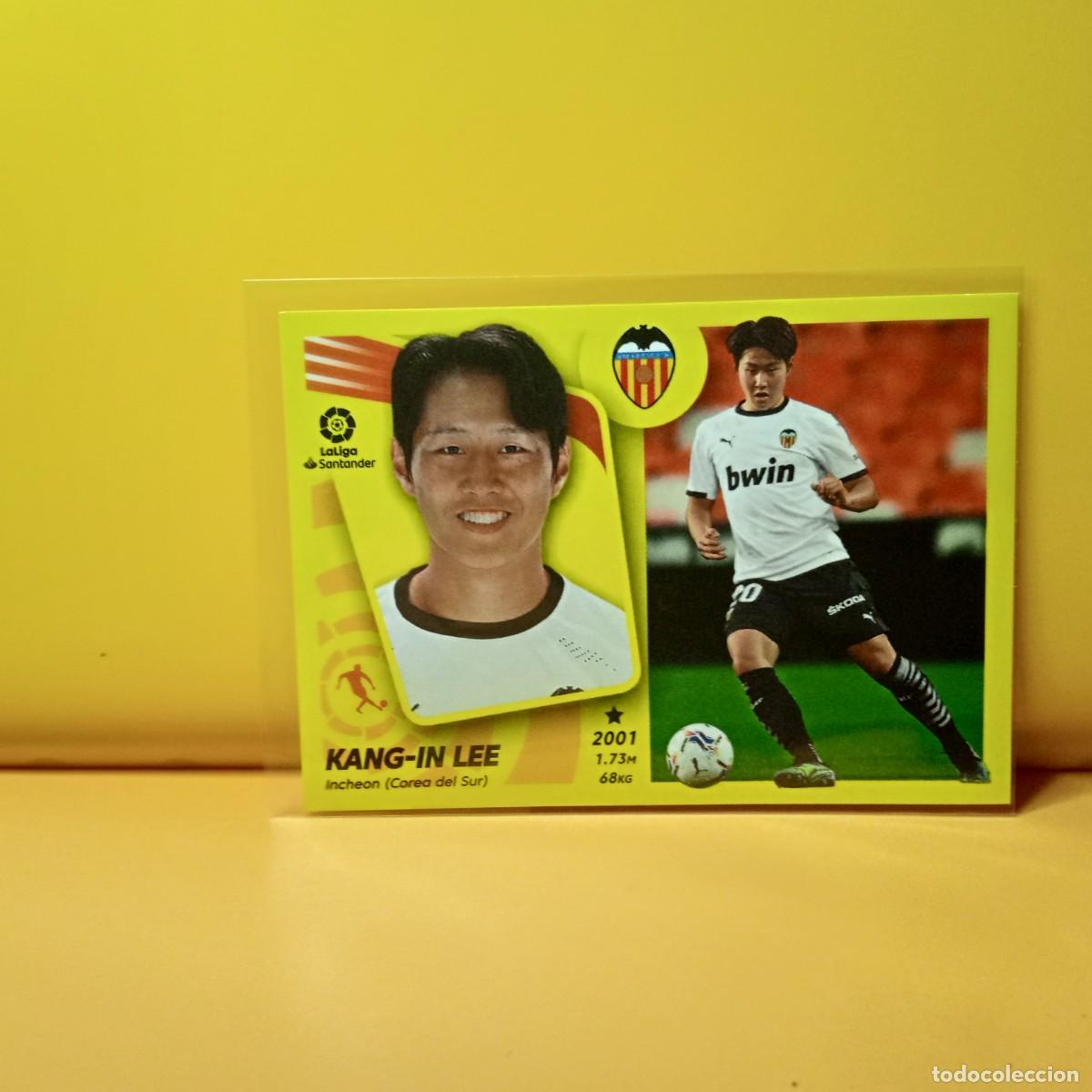 Cromos de f&uacute;tbol: EDICIONES ESTE 2021 2022 21 22 VALENCIA C.F KANG-IN LEE 16A 16 A