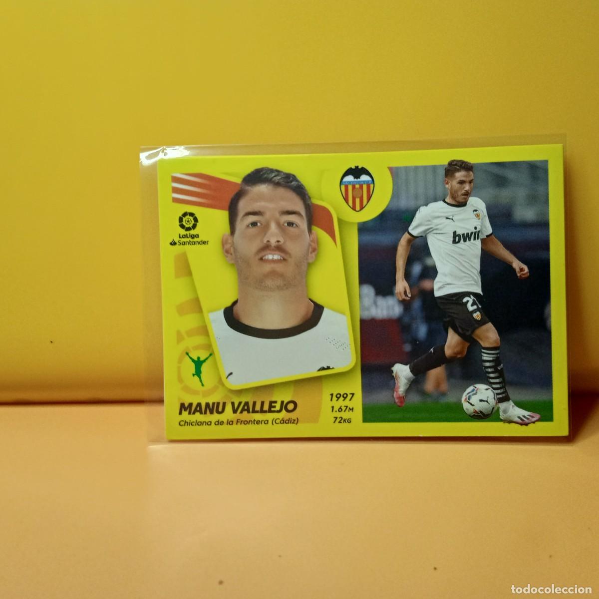 Cromos de f&uacute;tbol: EDICIONES ESTE 2021 2022 21 22 VALENCIA C.F MANU VALLEJO 20B 20 B