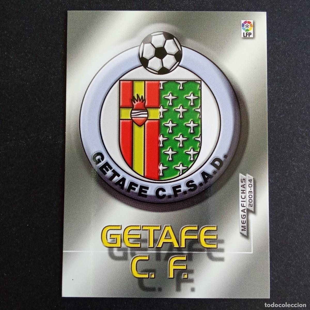 Cromos de f&uacute;tbol: 415 ESCUDO GETAFE SEGUNDA DIVISION LIGA 2003 2004 03 04 MEGAFICHAS PANINI