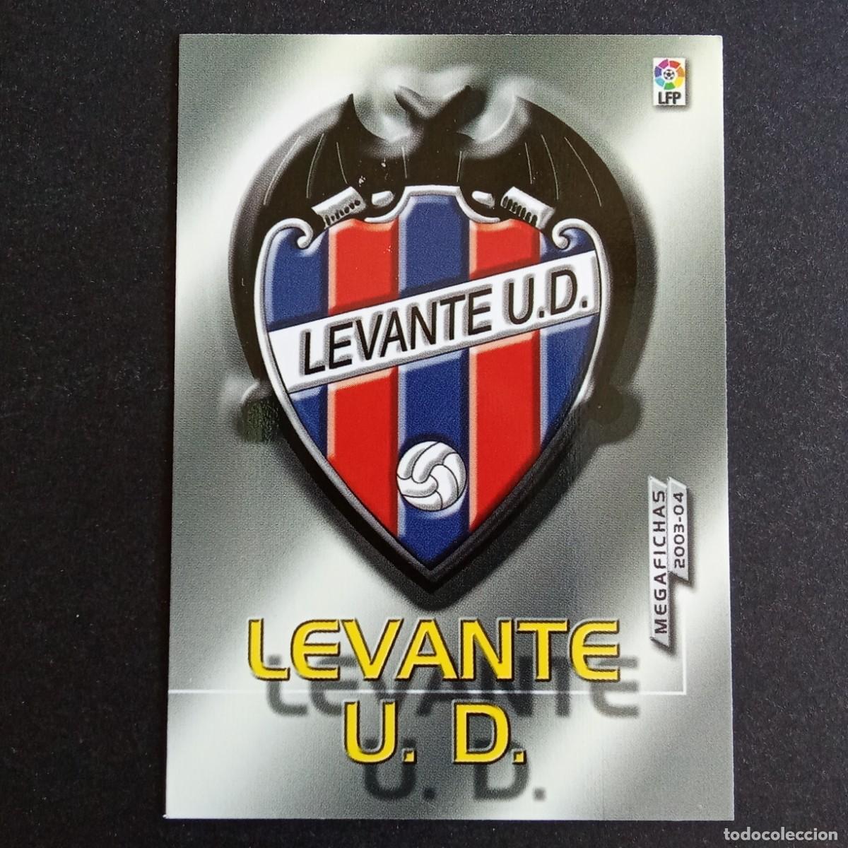 Cromos de f&uacute;tbol: 417 ESCUDO LEVANTE SEGUNDA DIVISION LIGA 2003 2004 03 04 MEGAFICHAS PANINI