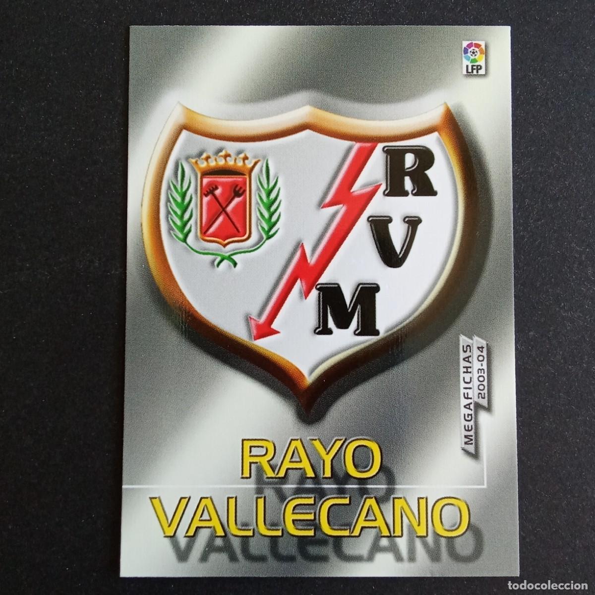 Cromos de f&uacute;tbol: 421 ESCUDO RAYO VALLECANO SEGUNDA DIVISION LIGA 2003 2004 03 04 MEGAFICHAS PANINI