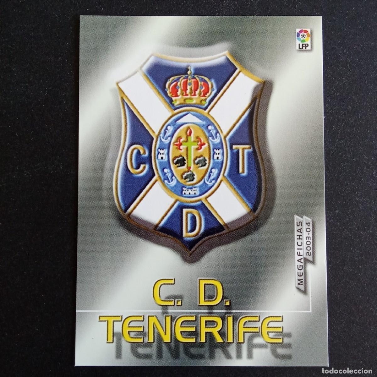 Cromos de f&uacute;tbol: 425 ESCUDO TENERIFE SEGUNDA DIVISION LIGA 2003 2004 03 04 MEGAFICHAS PANINI