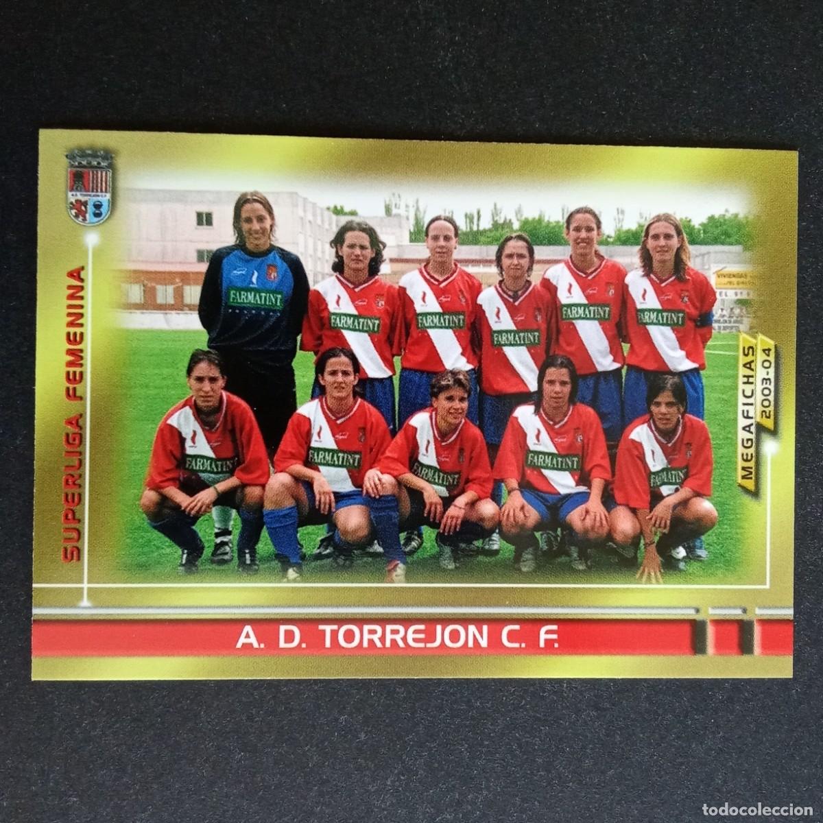 Cromos de f&uacute;tbol: 433 A.D. TORREJON SUPERLIGA FEMENINA LIGA 2003 2004 03 04 MEGAFICHAS PANINI