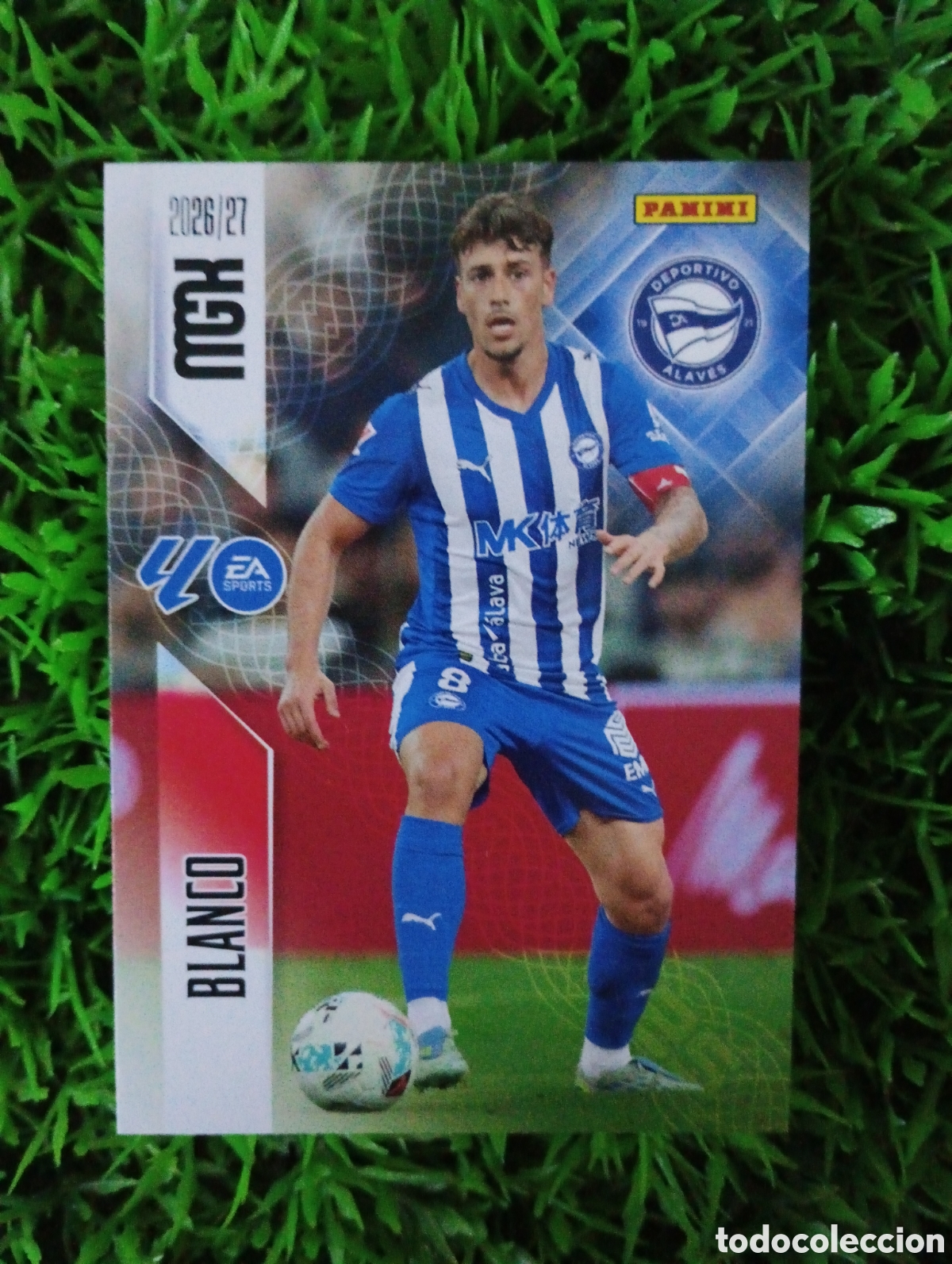 Cromos de f&uacute;tbol: Blanco Alaves Megacracks 26-27 # 28