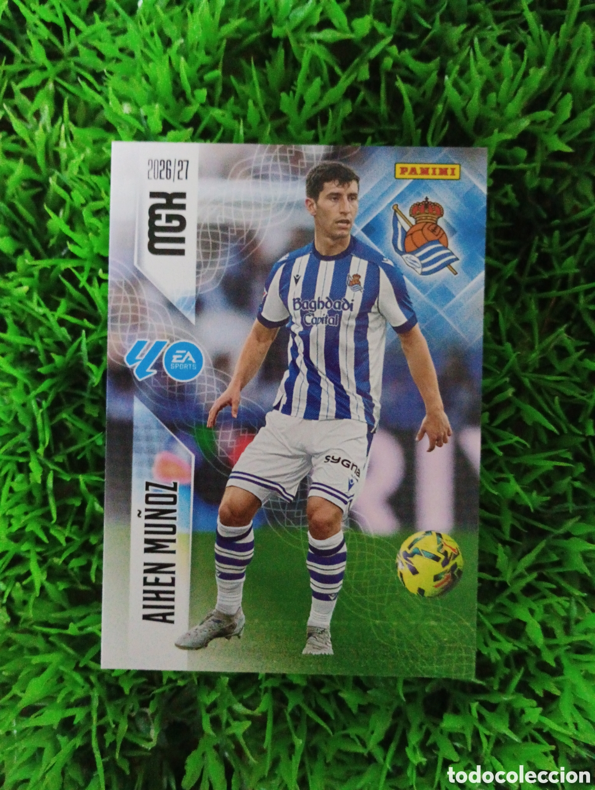 Football Stickers: Aihen Mu&ntilde;oz Real Sociedad Megacracks 26-27 # 314