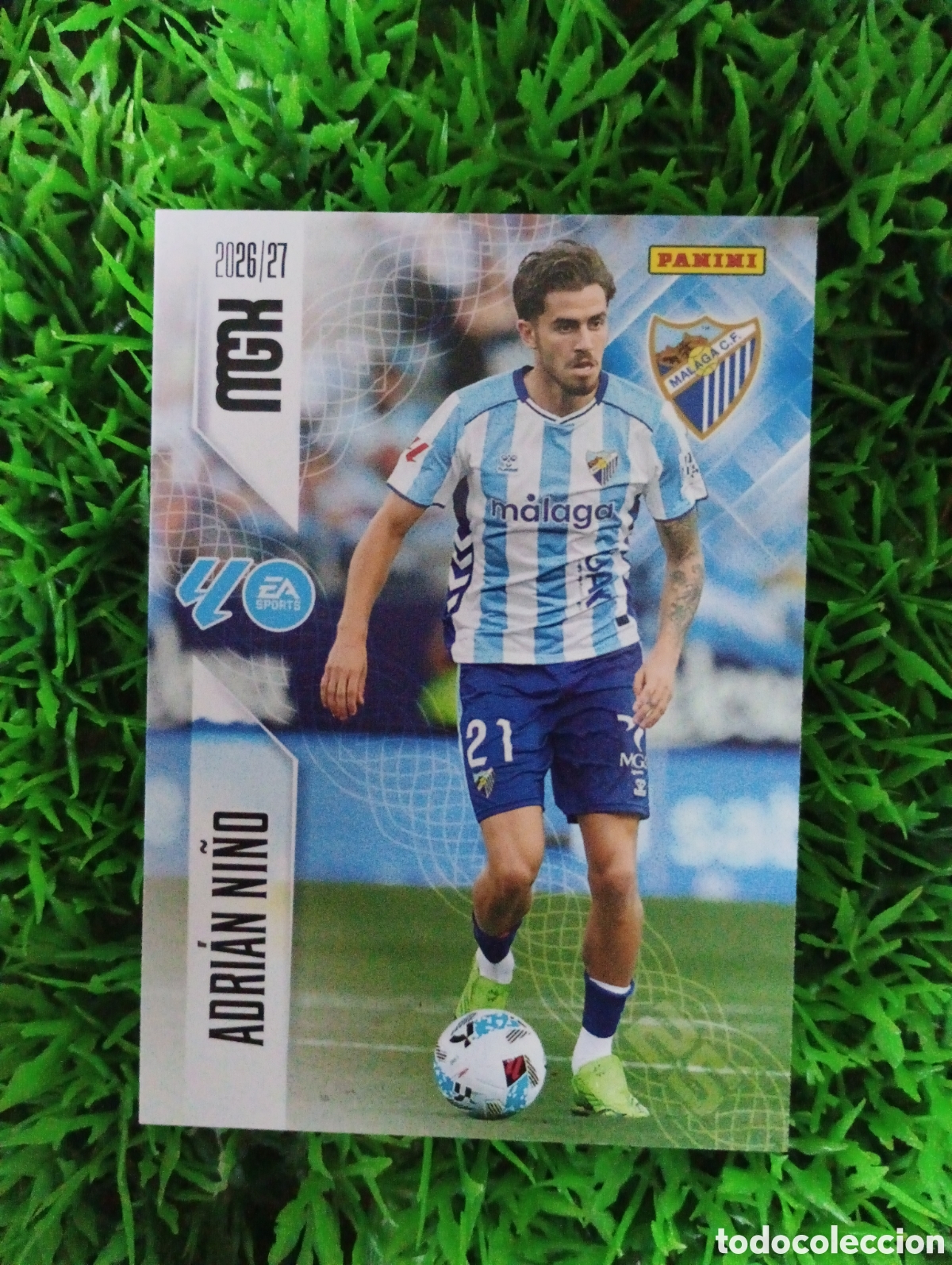 Football Stickers: Adrian Ni&ntilde;o Malaga Megacracks 26-27 # 250