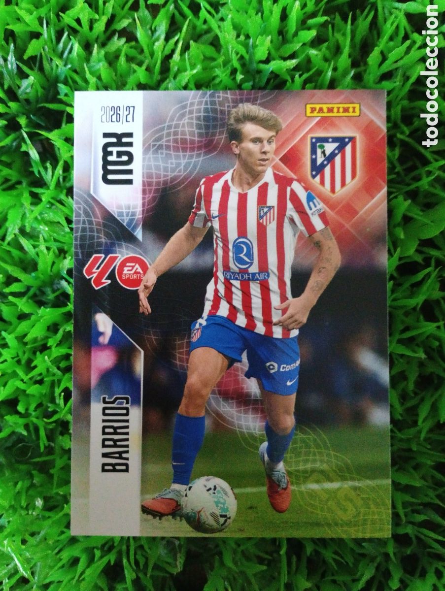 Cromos de f&uacute;tbol: Barrios Atletico De Madrid Megacracks 26-27 # 65