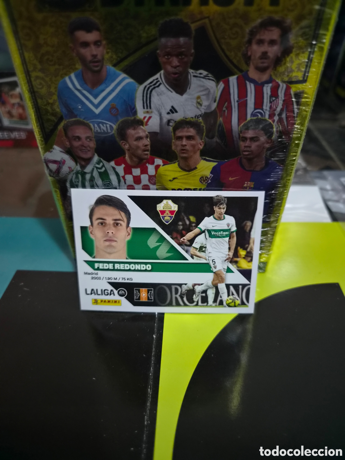 Cromos de f&uacute;tbol: N&deg;13A Elche Fede Redondo Liga Este 26/27