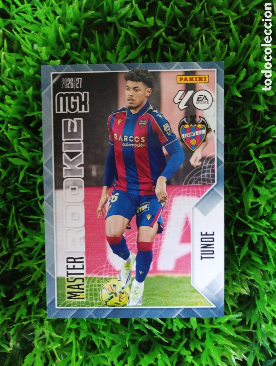 Cromos de f&uacute;tbol: Tunde Levante ROOKIE Megacracks 26-27 # 421