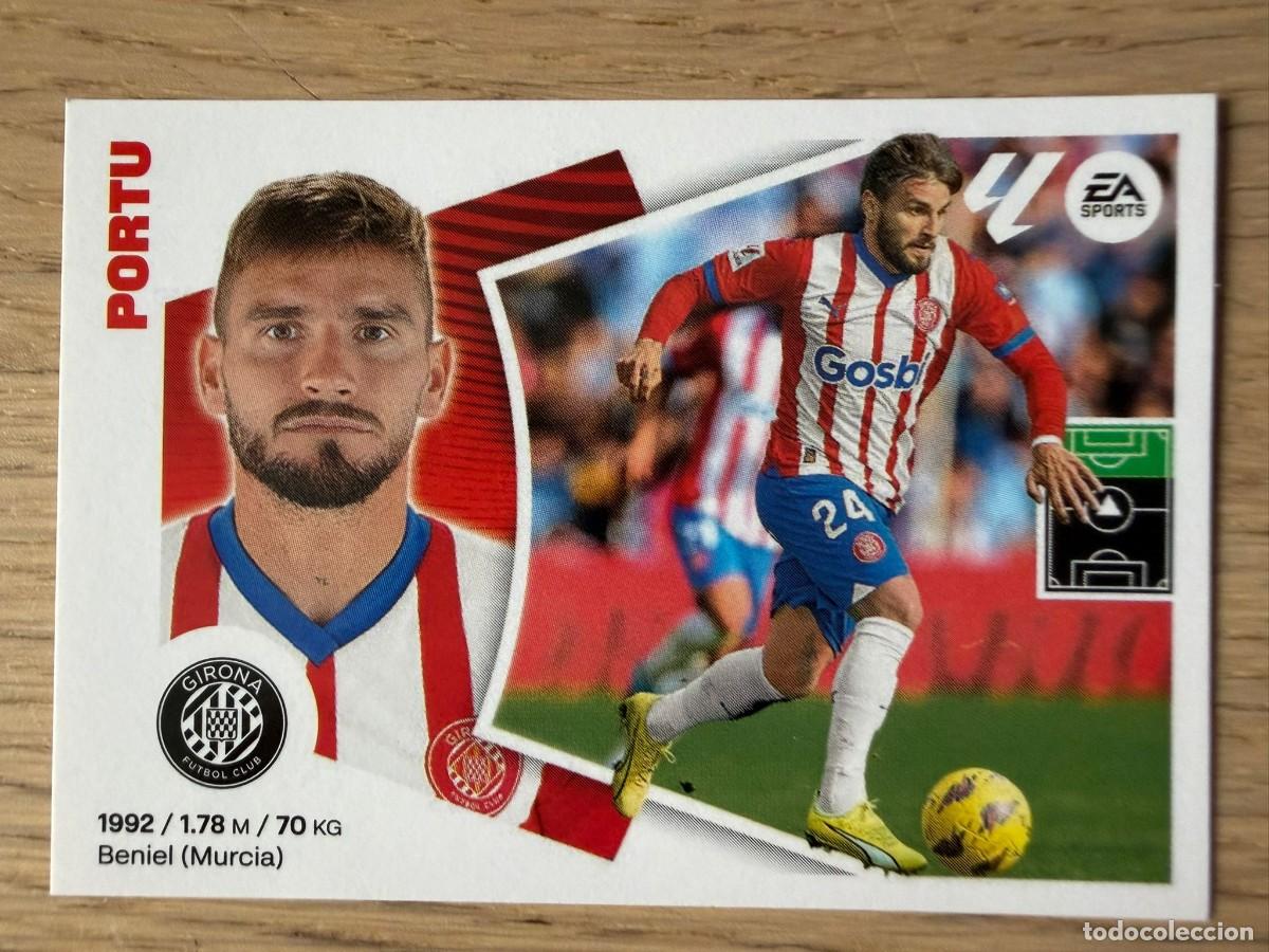 Cromos de f&uacute;tbol: 17 PORTU GIRONA 24 25 2024 2025 LIGA EA SPORTS COLECCIONES ESTE SIN PEGAR STICKER