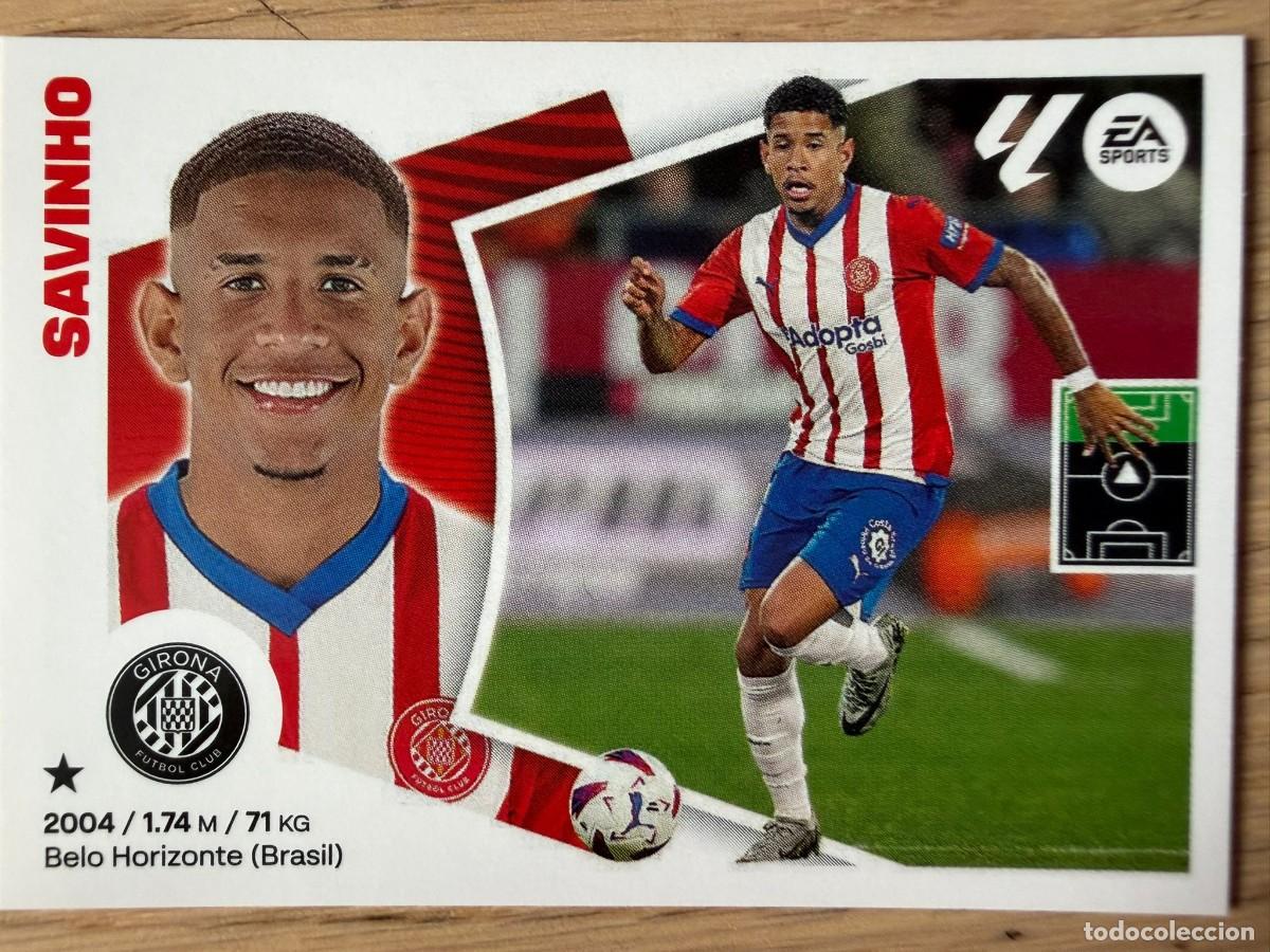 Cromos de f&uacute;tbol: 18 SAVINHO GIRONA 24 25 2024 2025 LIGA EA SPORTS COLECCIONES ESTE SIN PEGAR STICKER