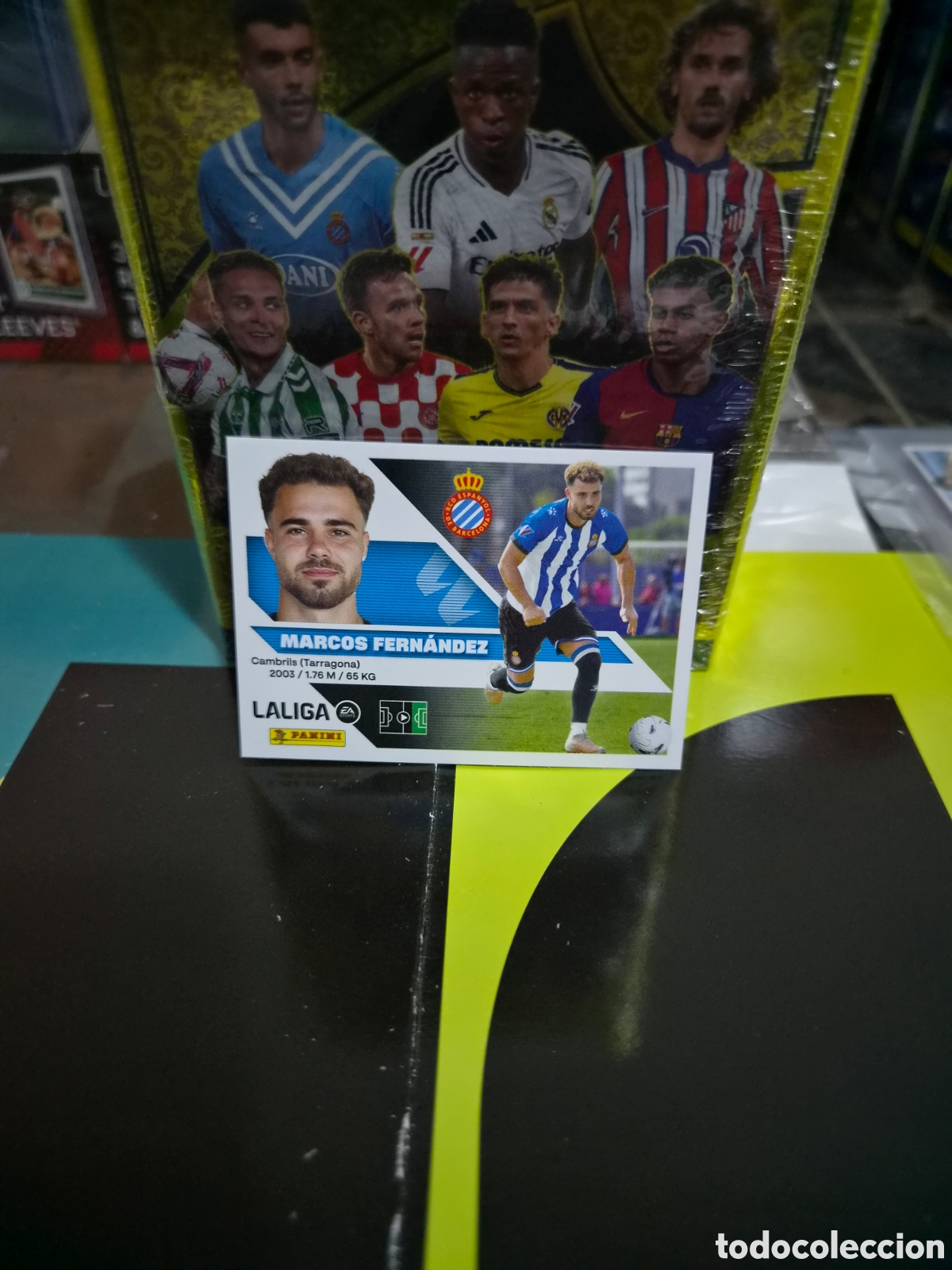 Cromos de f&uacute;tbol: N&deg;15 Espanyol Marcos Fern&aacute;ndez Liga Este 26/27