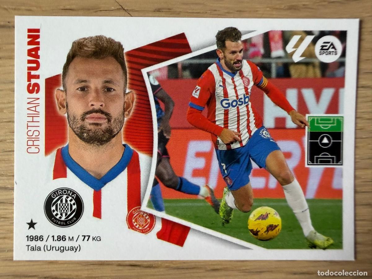 Cromos de f&uacute;tbol: 20 STUANI GIRONA 24 25 2024 2025 LIGA EA SPORTS COLECCIONES ESTE SIN PEGAR STICKER