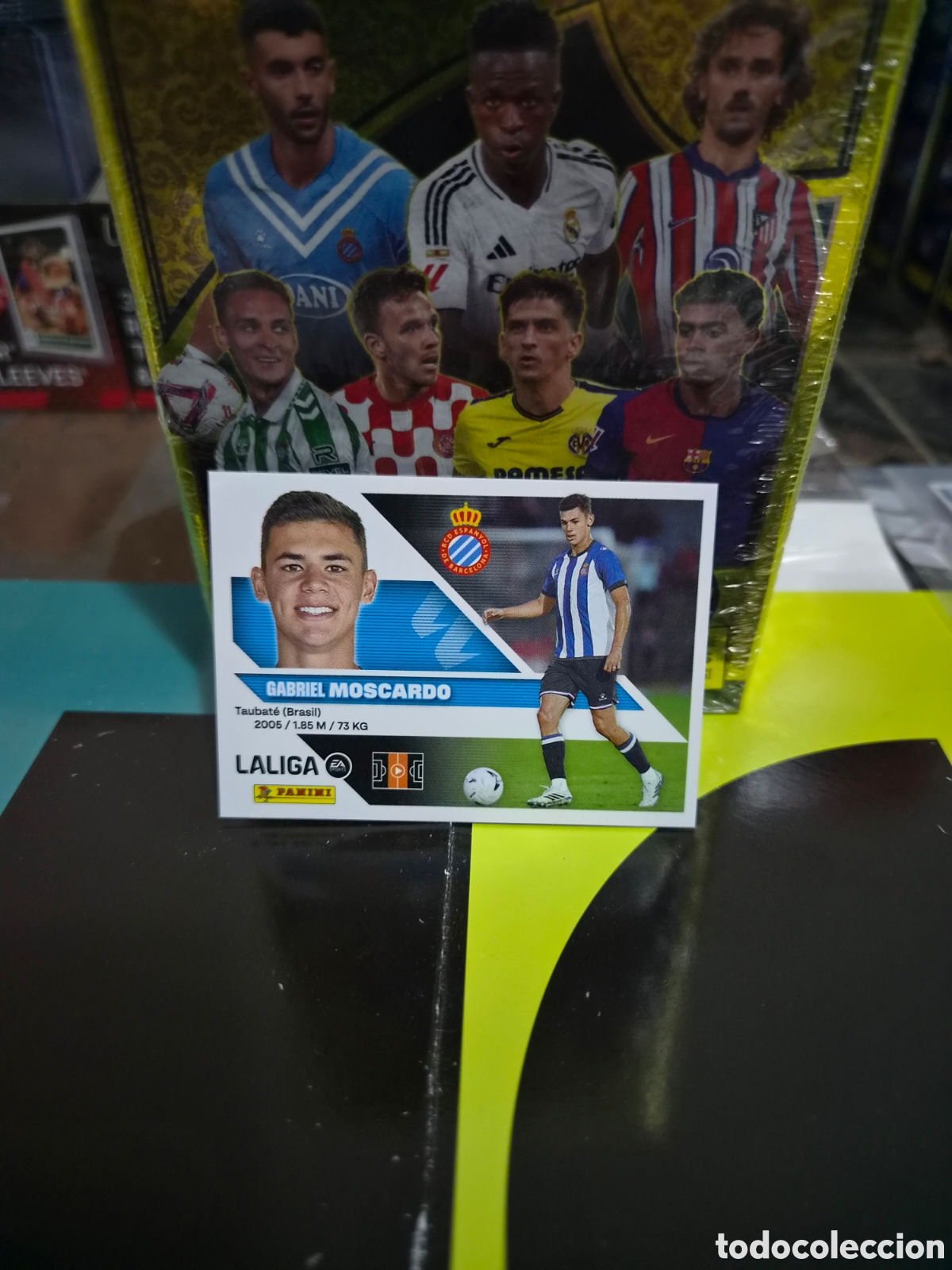 Cromos de f&uacute;tbol: N&deg;16 Fichaje Moscardo Liga Este 26/27