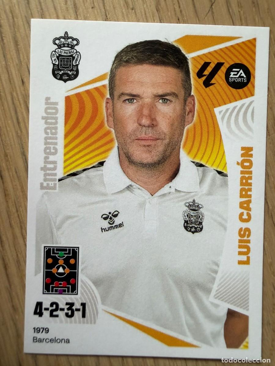 Cromos de f&uacute;tbol: 2 CARRION ENTRENADOR LAS PALMAS 24 25 2024 2025 LIGA EA SPORTS COLECCIONES ESTE SIN PEGAR STICKER