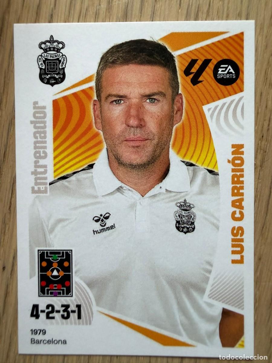 Cromos de f&uacute;tbol: 2 CARRION ENTRENADOR LAS PALMAS 24 25 2024 2025 LIGA EA SPORTS COLECCIONES ESTE SIN PEGAR STICKER