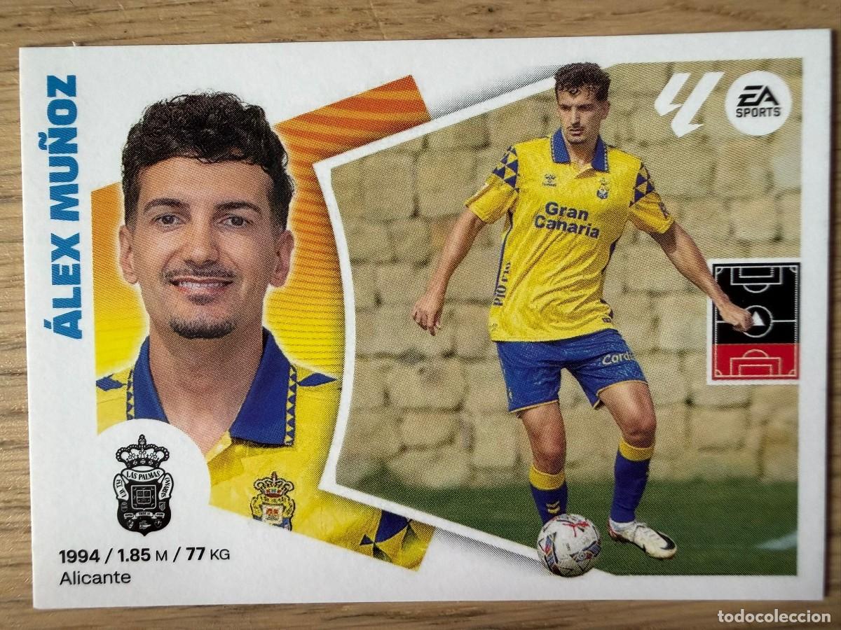 Cromos de f&uacute;tbol: 5 ALEX MU&Ntilde;OZ LAS PALMAS 24 25 2024 2025 LIGA EA SPORTS COLECCIONES ESTE SIN PEGAR STICKER