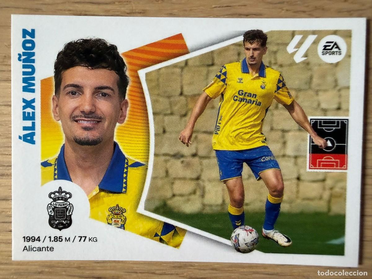 Cromos de f&uacute;tbol: 5 ALEX MU&Ntilde;OZ LAS PALMAS 24 25 2024 2025 LIGA EA SPORTS COLECCIONES ESTE SIN PEGAR STICKER