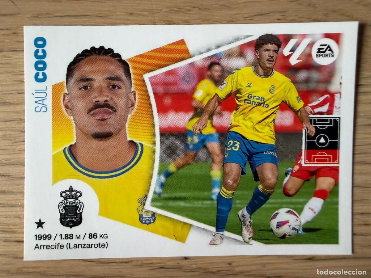 Cromos de f&uacute;tbol: 7 COCO LAS PALMAS 24 25 2024 2025 LIGA EA SPORTS COLECCIONES ESTE SIN PEGAR STICKER