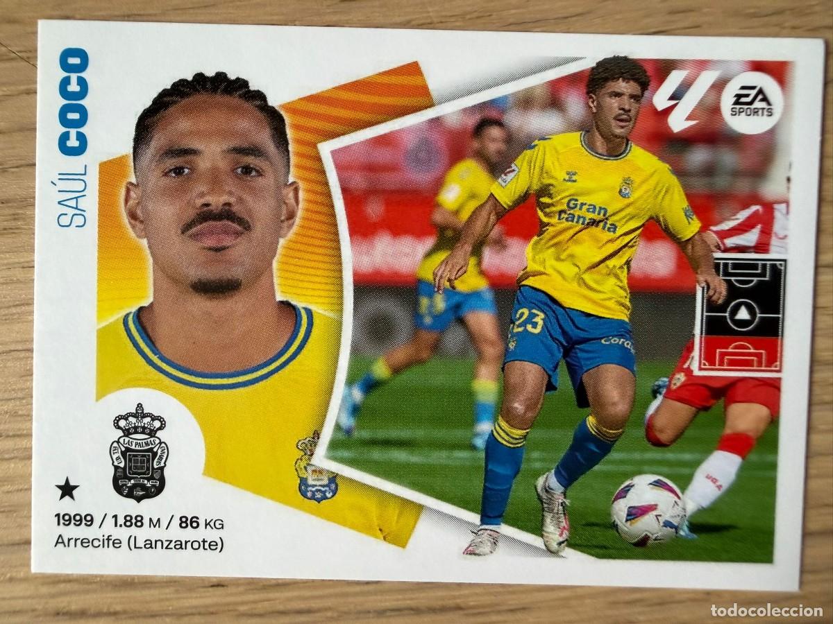 Cromos de f&uacute;tbol: 7 COCO LAS PALMAS 24 25 2024 2025 LIGA EA SPORTS COLECCIONES ESTE SIN PEGAR STICKER